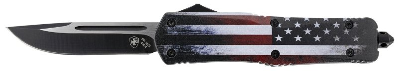 Templar LUS331 US Flag Gen II OTF Knife 3.5" 440C Blade, 5.25" Handle
