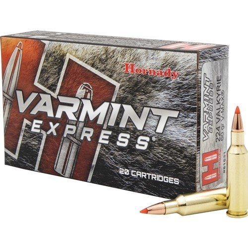 Hornady Varmint Express 224 Valkyrie 60 Grain V-MAX 20 Box 81531