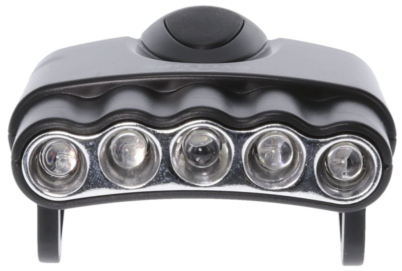 Cyclops Orion 5-LED Hat Clip Light 27 Lumens White Black