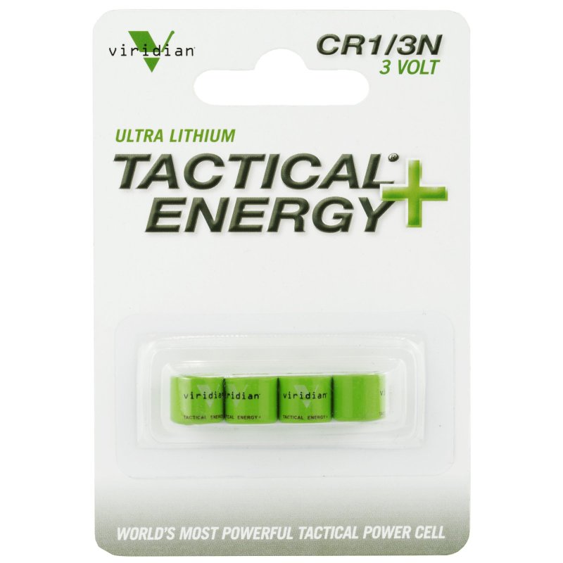 Viridian 3500002 1/3N 3.0V Tactical Energy Green Batteries (4)
