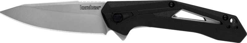 Kershaw 1385 Airlock 3 In Folding Drop Point 5Cr13MoV Black Handle