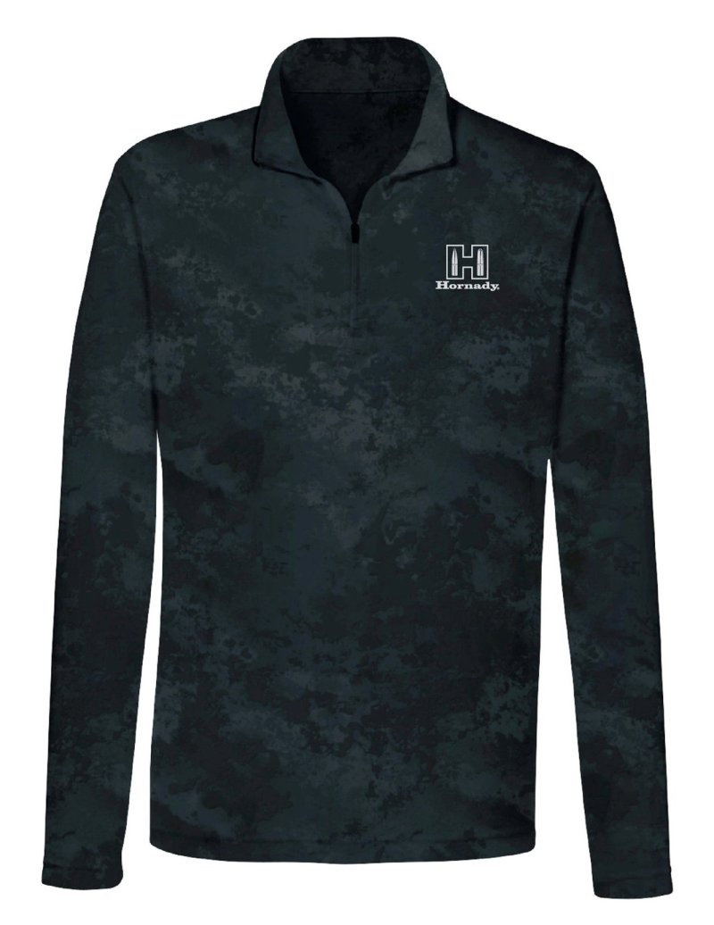 Horn Hunter 99597XXXL 1/4 Zip Black Long Sleeve Pullover 3XL