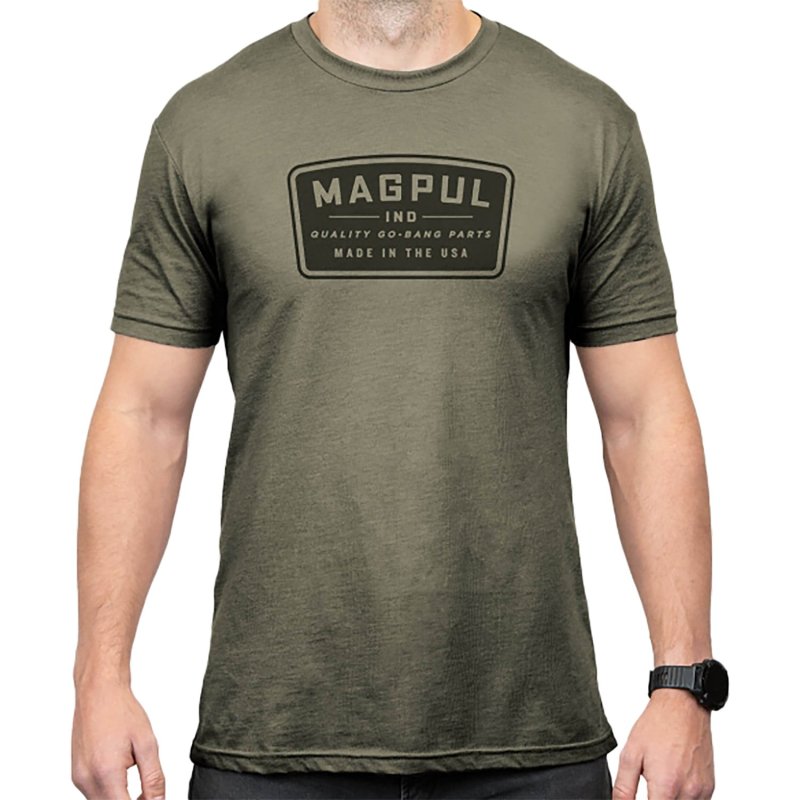 Magpul Industries MAG1526-316-S Go Bang Parts Tee Olive Drab Heather