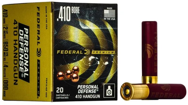 Federal PD412JGE000 410 Gauge 2.5 in 000 Buckshot 20 Rounds per Box