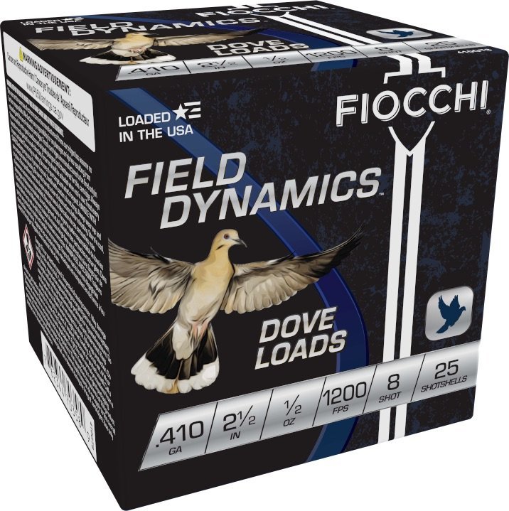 Fiocchi 410GT8 Field Dynamics Dove & Quail Shotgun Ammo
