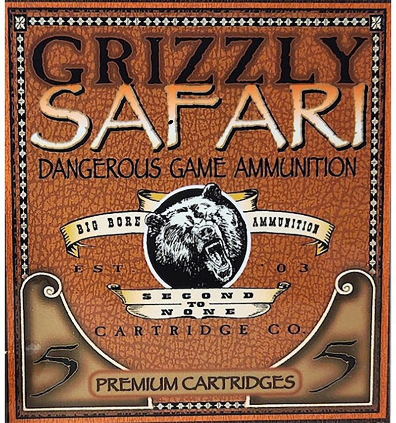 Grizzly Ammo GC5/416NE2 500-416 Nitro Express 400gr Solid Brass 5ct