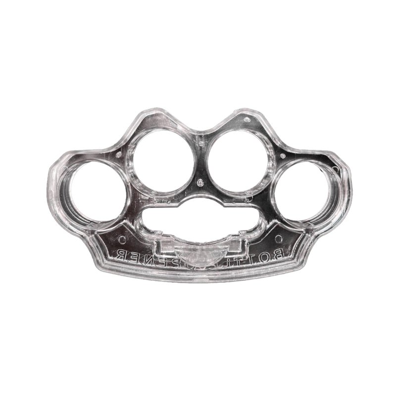 Caliber Gourmet Plastic Knuckles Bottle Opener Clear