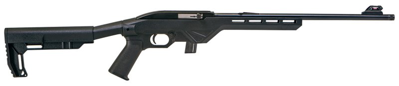 Citadel CIT22LRB Trakr 22 LR 18" Blued Barrel Black Synthetic Stock