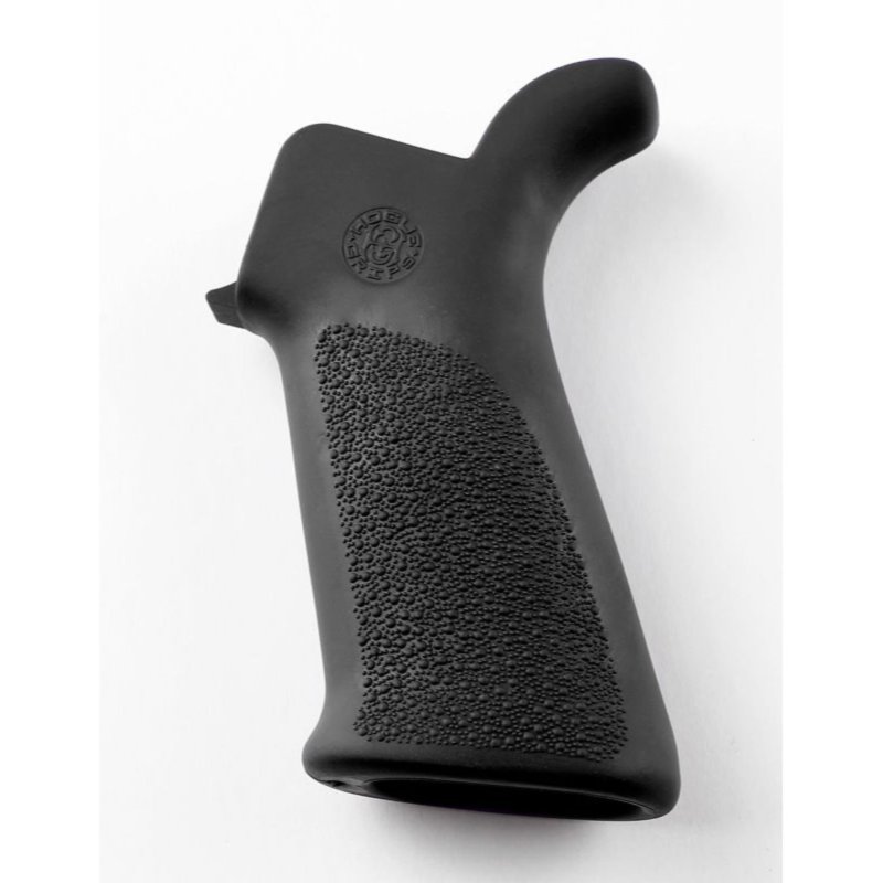 Hogue Grips Beavertail AR-15/M16 Rubber NO Finger Grooves Black