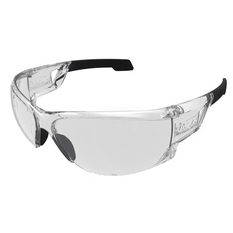 Mechanix Wear Type-N Safety Glasses Black Frame Clear Lens