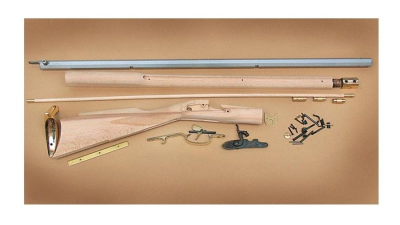 Traditions Kentucky Rifle Kit 50 Cal 33.50" Blued Sidelock Action
