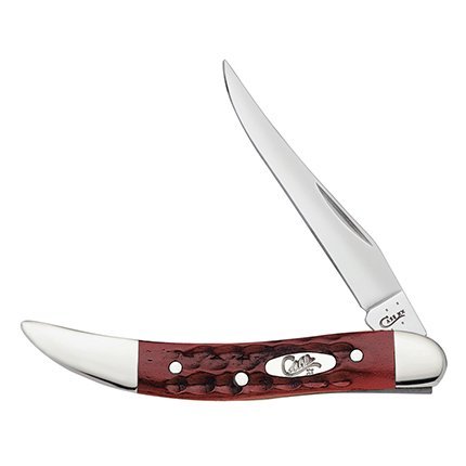 Case SM Texas Toothpick 3in Red Bone Knife