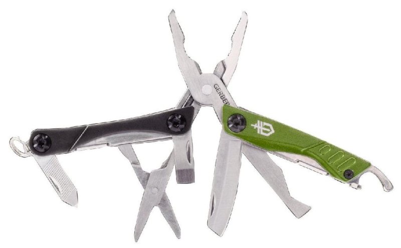 GERBER 31-001132 Dime Micro 10-Function Pocket Multi-Tool Green
