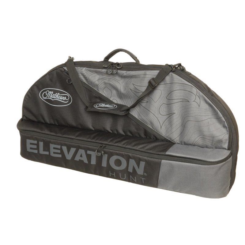 Elevation V1 Mathews TOPO Bow Case 40 In Black/Grey Micro-Fleece