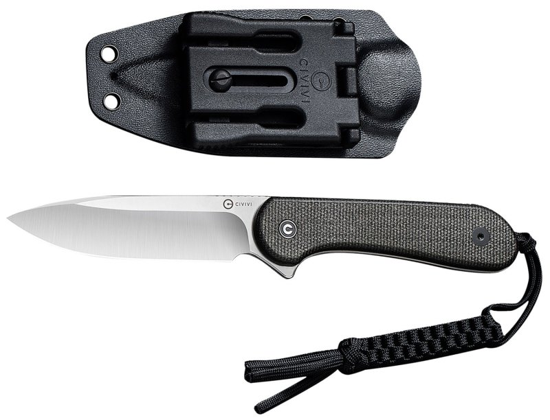 Civivi C2105B Elementum 3.98" D2 Steel Blade, Green Micarta Handle