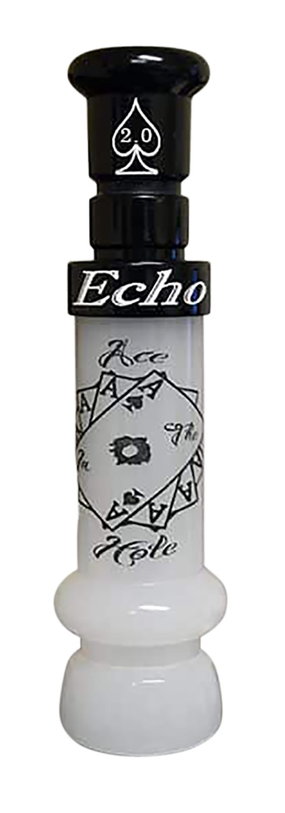 Echo Calls 90023 Ace in The Hole Single Reed Duck Call Black/Pearl