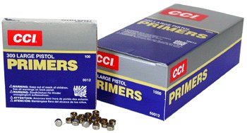CCI PRIMERS 300 LARGE PISTOL 5000 PACK