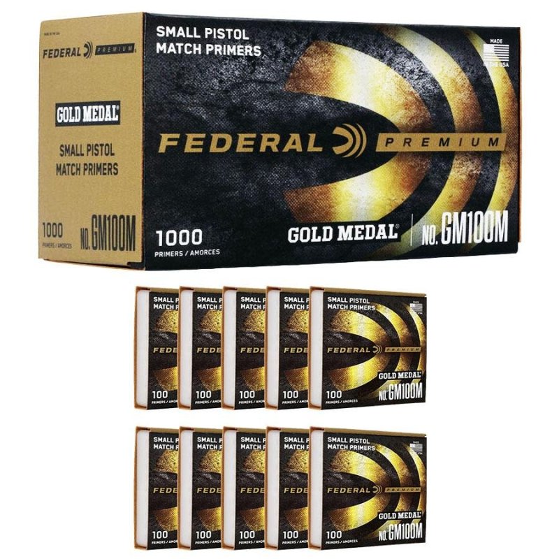 Federal Premium Ammunition Gold Medal Small Pistol GM100M