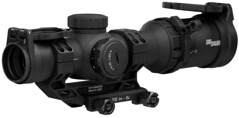 Sig Sauer TANGO SOTMC81000 1-8x24 30mm Tube Illuminated BDC Reticle Black