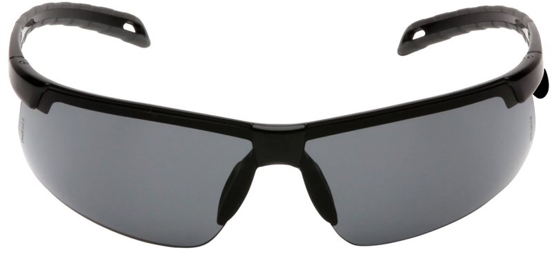 Pyramex Safety Everlite PYSB8620DT Glasses Gray Anti-Fog Lens Black Frame