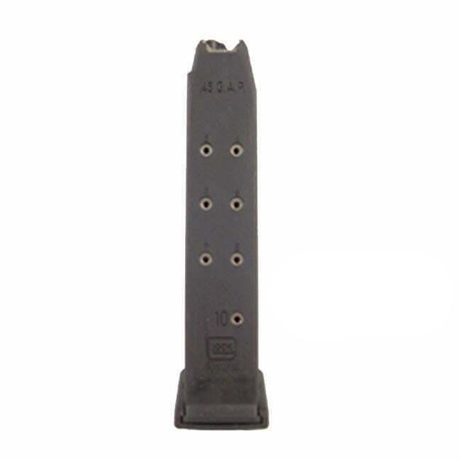 Glock Model 37 Factory Polymer Magazine .45 GAP 10rd Black