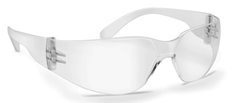 Walker's GWPWRSGLCL Sport Glasses Clearview Adult Clear Lens Polycarbonate Clear Frame
