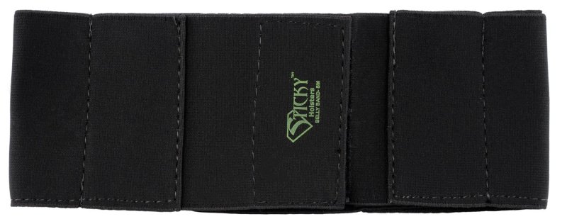 Sticky Holsters BBSM Belly Band 24-34" with 4 Pockets, Black