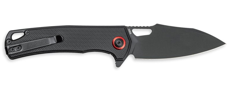 Cobratec CTWOLVERINEBLK D2 Blade G-10 Scales Liner Lock Knife
