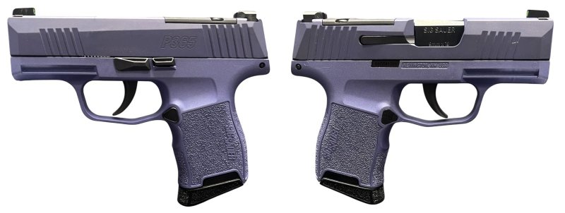 Sig Sauer P365 9mm 3.10 In Optic Ready Two Tone Purple 10 Round