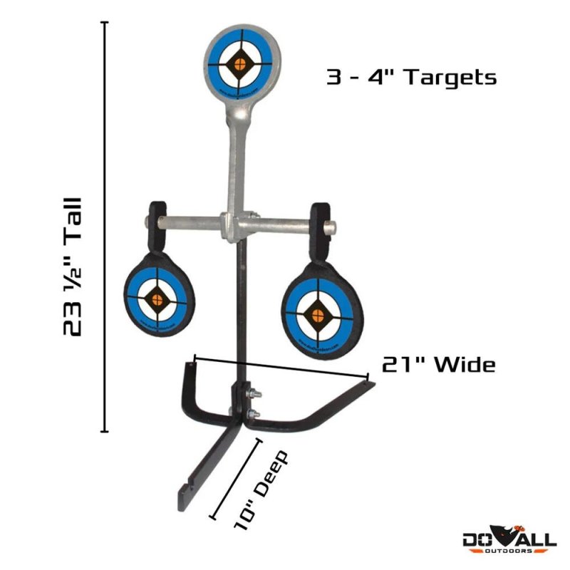 Do-All 10601 Steel Target Reactive Handgun .38-.44 Auto Reset