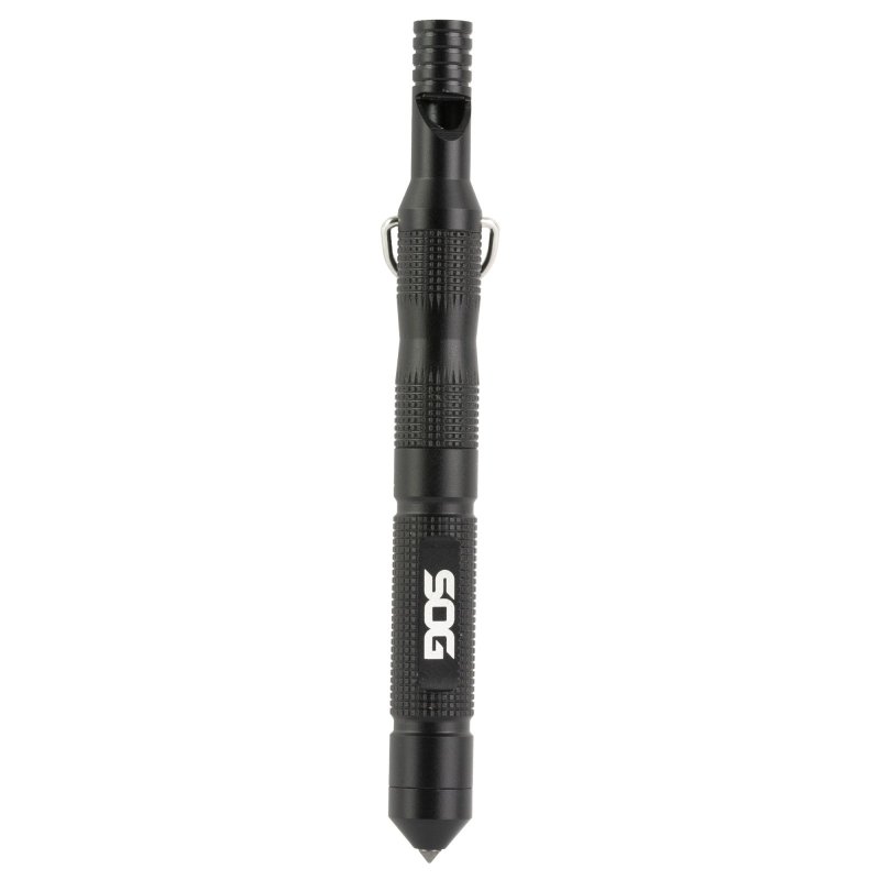 SOG Flint Multi-Tool Fire Starter Glass Breaker Black FT1001CP