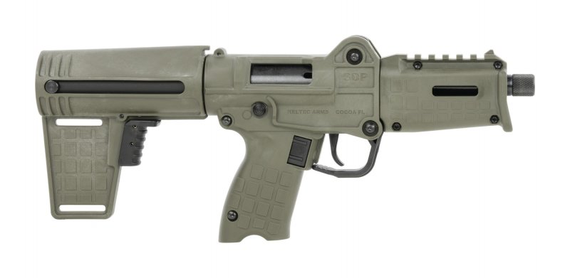 Kel-Tec SDP9GRN SUB-SDP 9mm Luger 6 In 17+1 Green Threaded Barrel