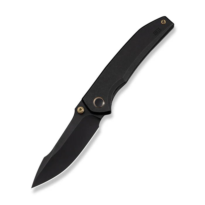 We Knife Ryson 3.33In M390 Black Stonewashed Blade Titanium Handle