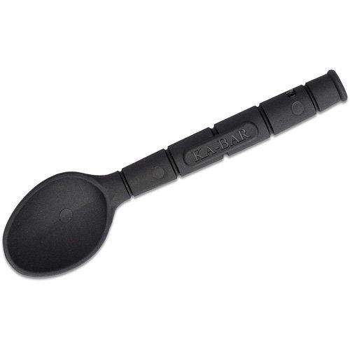 Ka-Bar Krunch Spoon/Straw 7.25 In Black Creamid Polymer