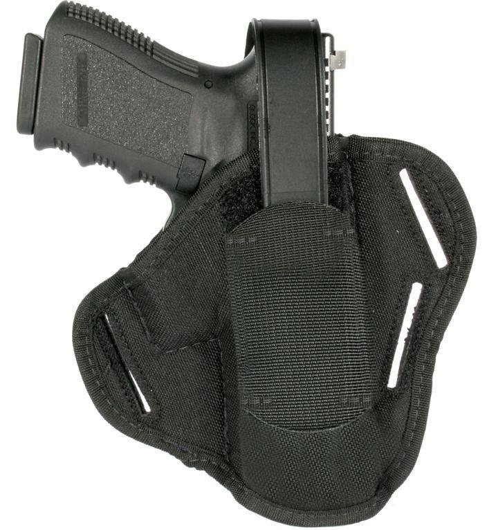 Blackhawk 40PC06BK Pancake Holster 3.25-3.75 In Barrel Black Nylon