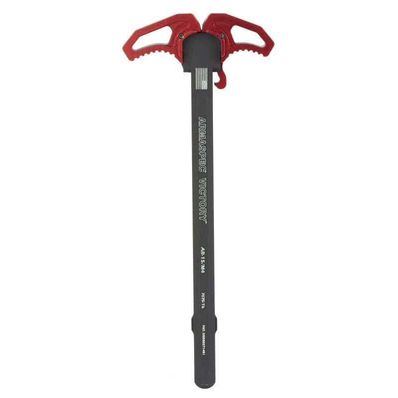 Armaspec Victory AR-15 Charging Handle Red 7075 Aluminum