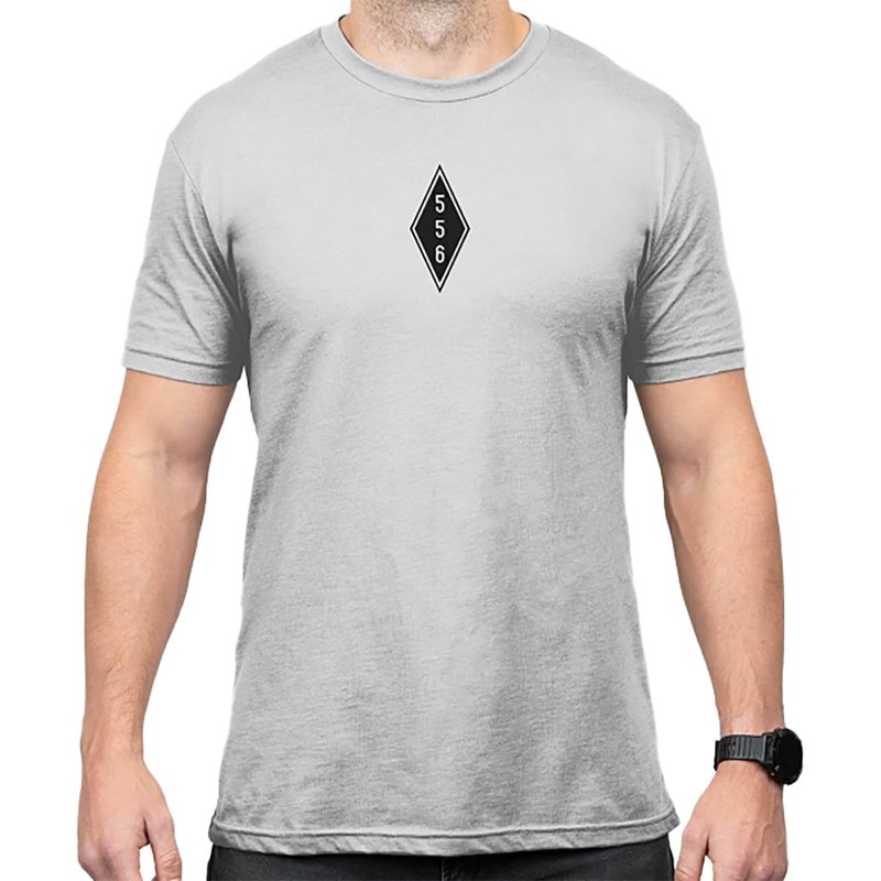 Magpul Industries MAG1280-041-L Stone Gray Heather Short Sleeve Large
