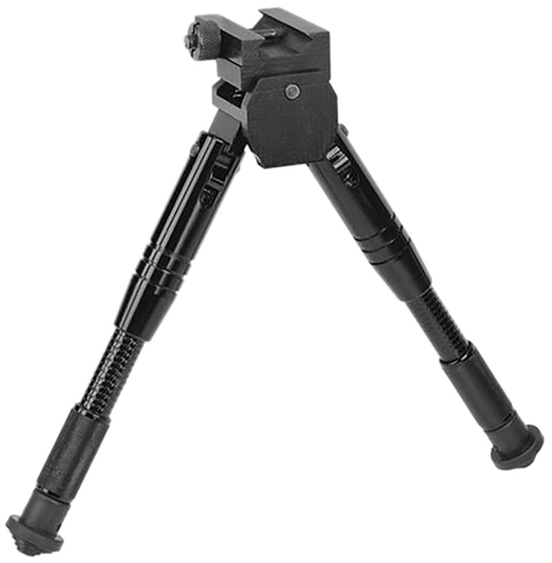 Caldwell 531123 AR Bipod Prone 7.5"-10" Matte Black Aluminum 10.5 oz