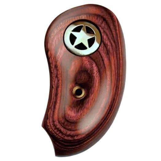 Bond Arms Extended Silver Star Rosewood Grips