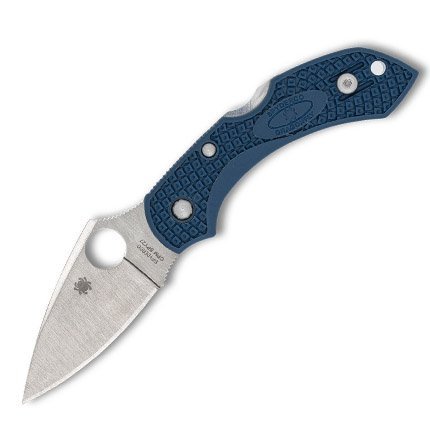 Spyderco C28PCBL2 Dragonfly 2 Blue FRN SPY27 2.28" Plain Blade