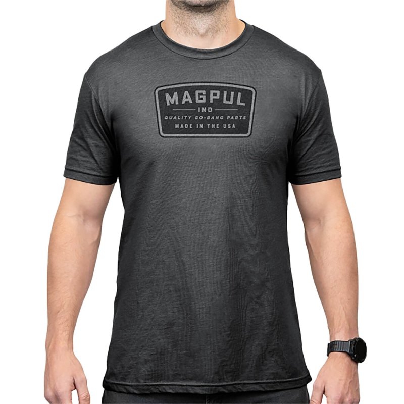 Magpul Industries MAG1526-010-XL Charcoal Gray Cotton/Poly Short-Sleeve XL