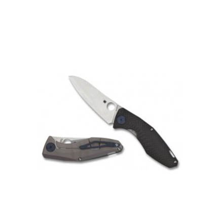 Spyderco Drunken S90V Carbon Fiber Titanium C235CFTIP