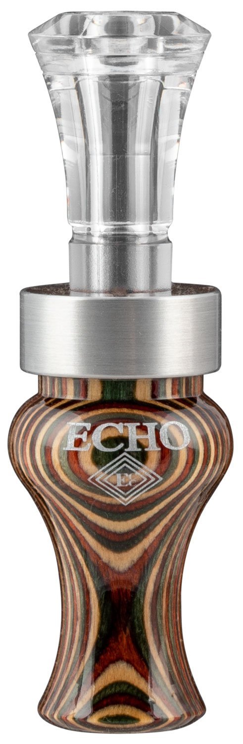 Echo 77754 Timber Double Reed Duck Call Multi-Color DiamondWood