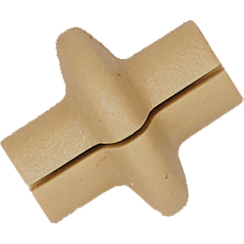 Pine Ridge Archery Kisser Button Slotted Tan 1 pk. - Model 2798-T - Soft Material - Installs Without Removing String - Noise & Vibration Eliminator