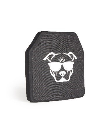 Guard Dog UHMWPE-III-PLATE Level 3 10x12 Ceramic Plate 2.9 lbs Black