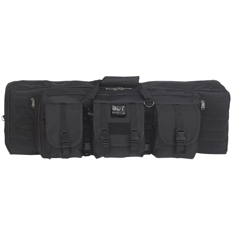 Bulldog Deluxe Double Rifle Case 42 In Nylon Black BDT37-42B