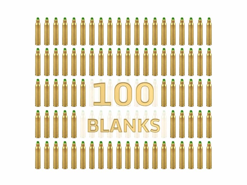 B5 Systems F5 M200 5.56 NATO Mil Spec Blanks 100 Cartridges Bulk Pack