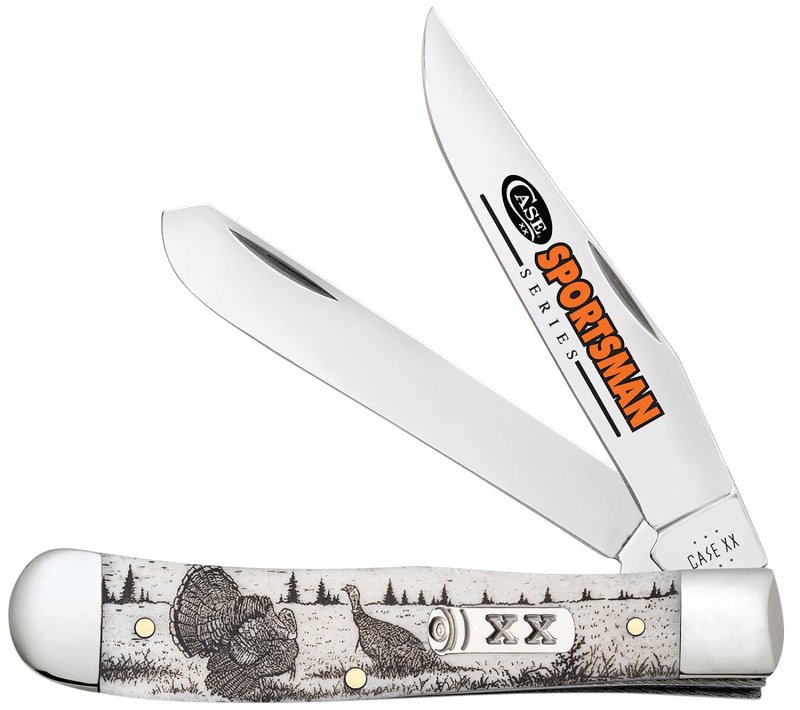 Case Cutlery Trapper Folding Clip Point Spey Mirror Polished Knife