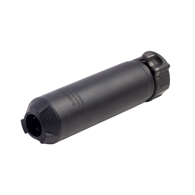 SureFire SOCOM RC4 Mini 5.56 Suppressor, 3D-Printed Inconel - Black (SOCOM556-MINI4-BK)