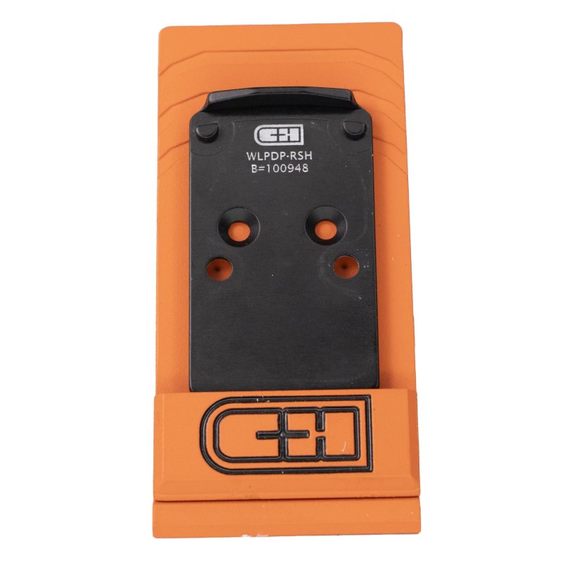 C&H Precision WLPDP-RSH Adapter Plate for Walther PDP/PPQ to RMR/SRO, Black